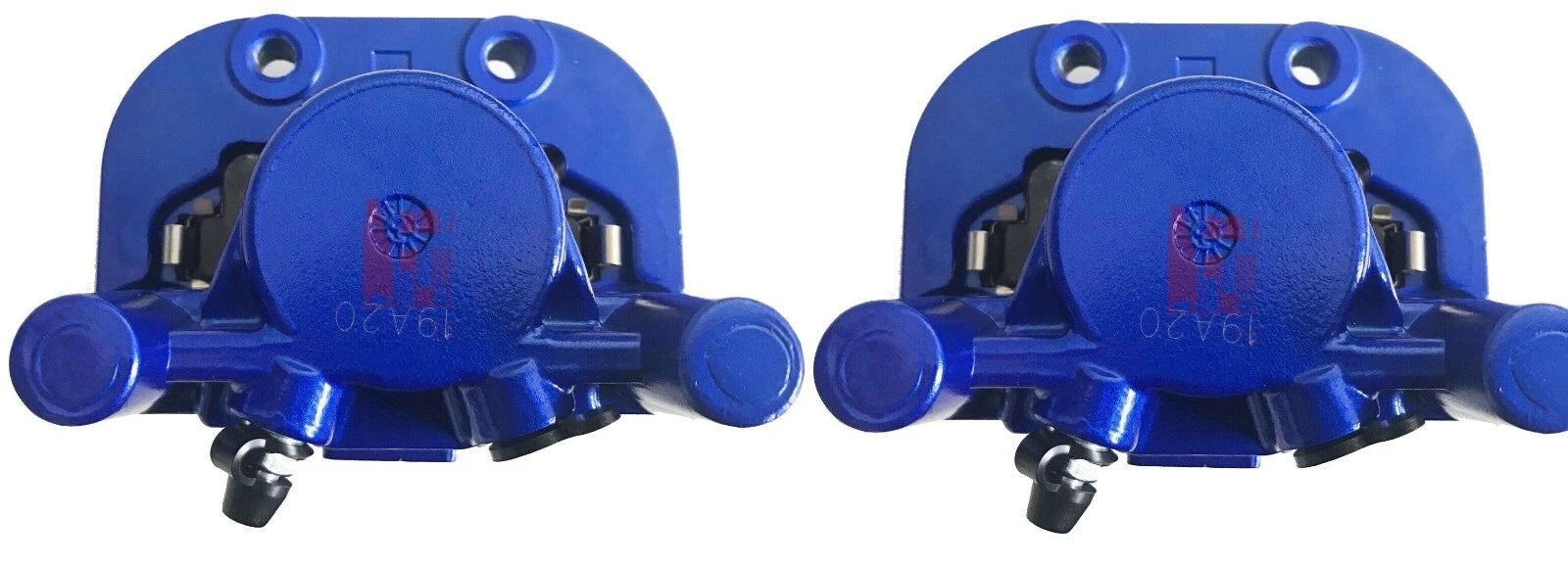 AIXAM COPPIA PINZA FRENO ANTERIORE DESTRA + SINISTRA DAL 2011 6AR063 6AR064 BLU